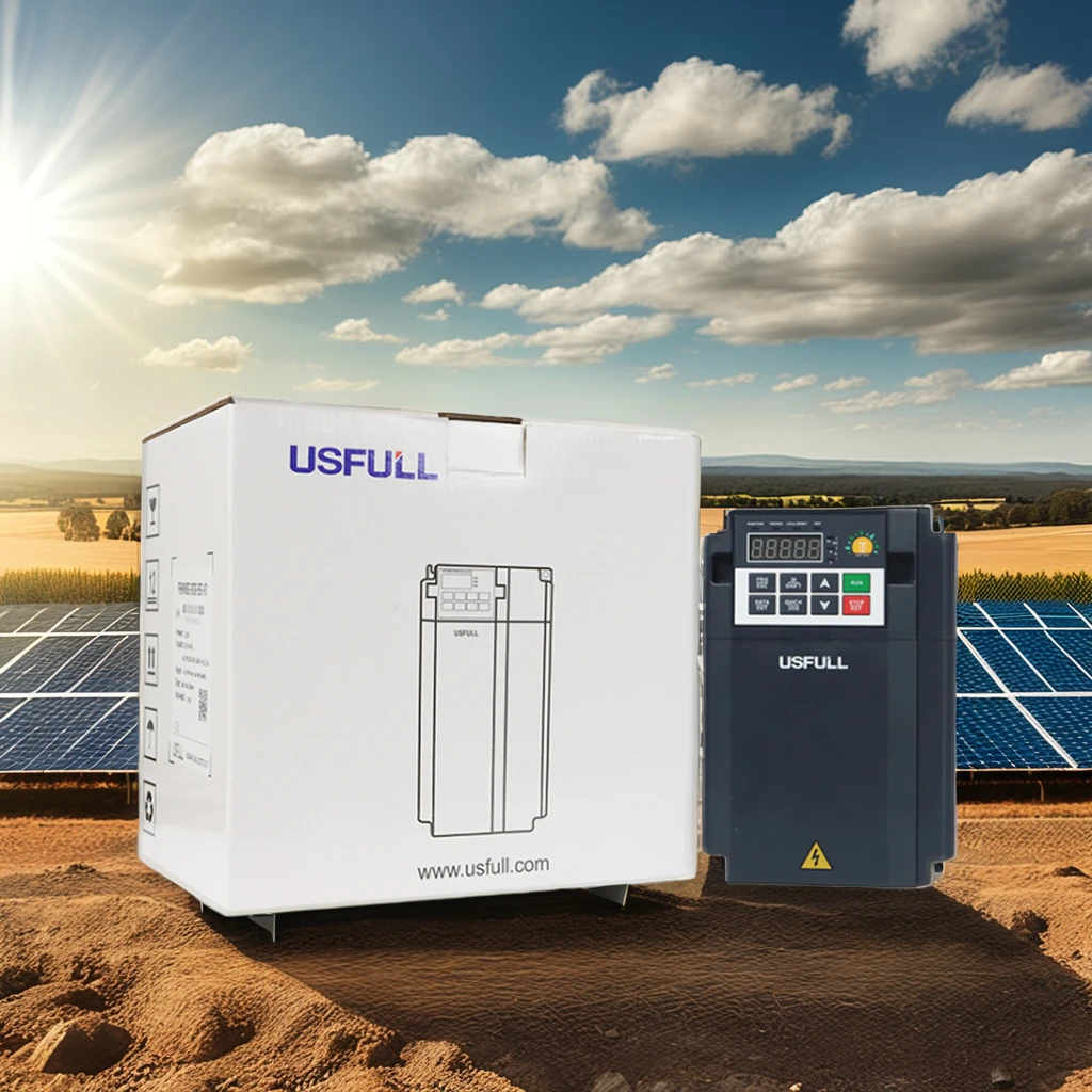 USFULL MPPT Solar Pump Controller DC to AC Drive 220V 380V 1 Phase 3 Phase Solar Pumping Inverter