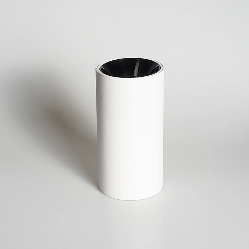 manufacturer high quality Italy deep die casting decorative  round cylinder aluminum black MR 16 GU 10 frames