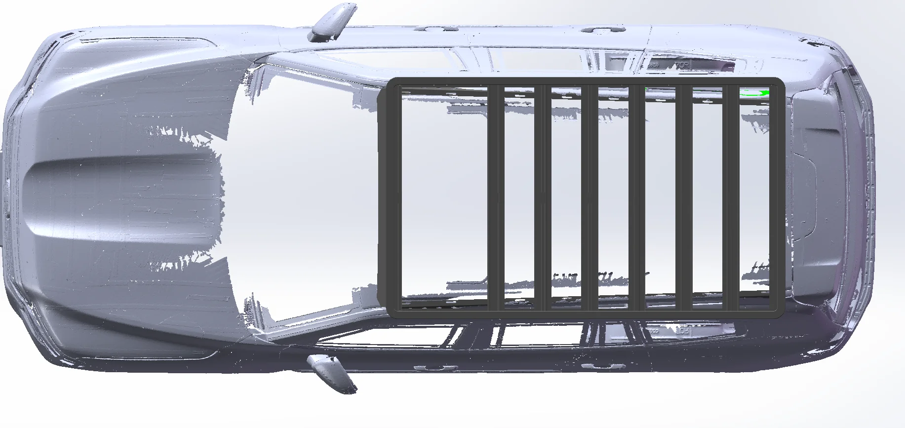 Factory Price 4x4 offroad Roof Rack for Toyota land cruiser LC300 accessories Roof Luggage Rack