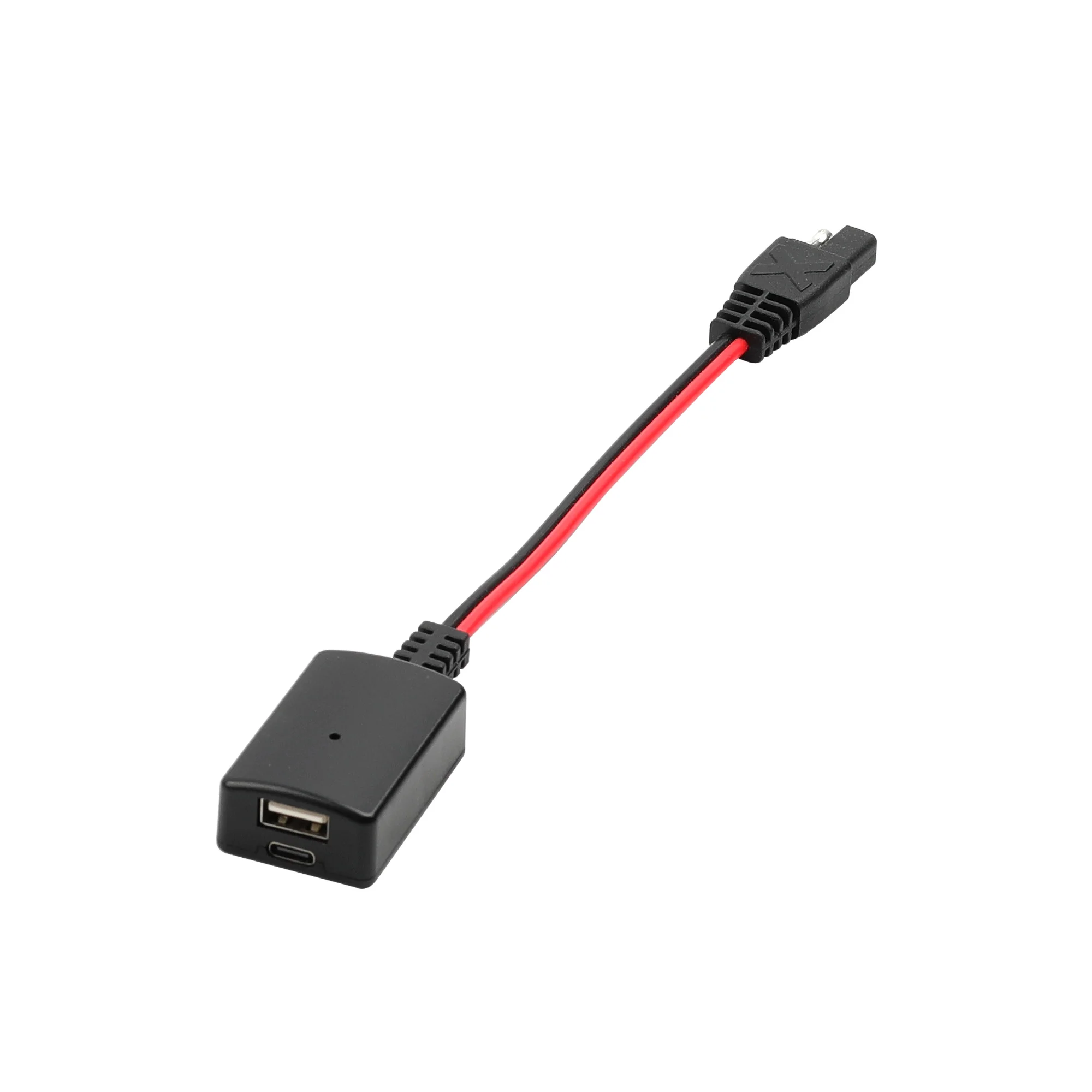 2Amp SAE USB Type-C кабель адаптер солнечные панели телефоны Планшет 5 В вентилятор для 6V-25V