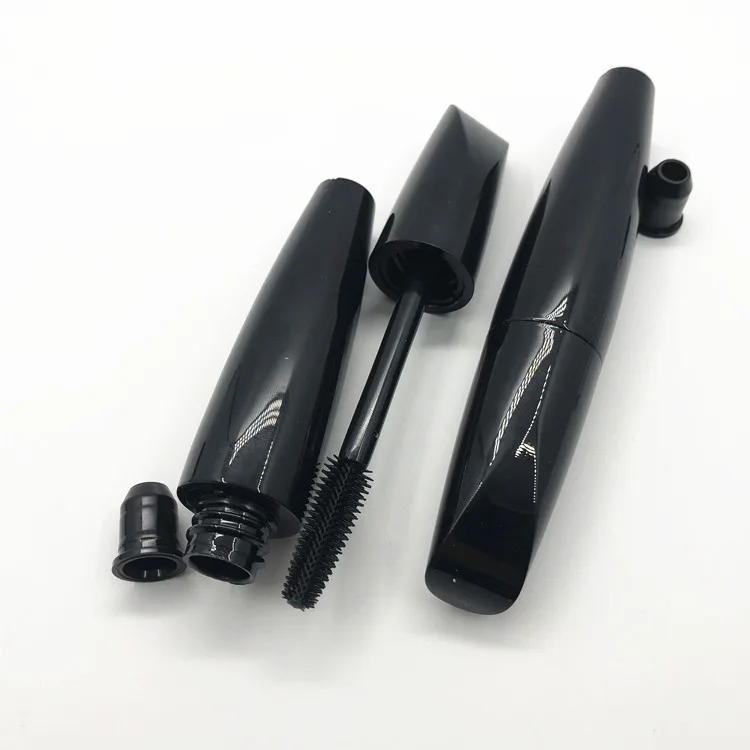 
Latest fashion in stock 15ML DIY empty shiny black mascara bottle/container with brush 