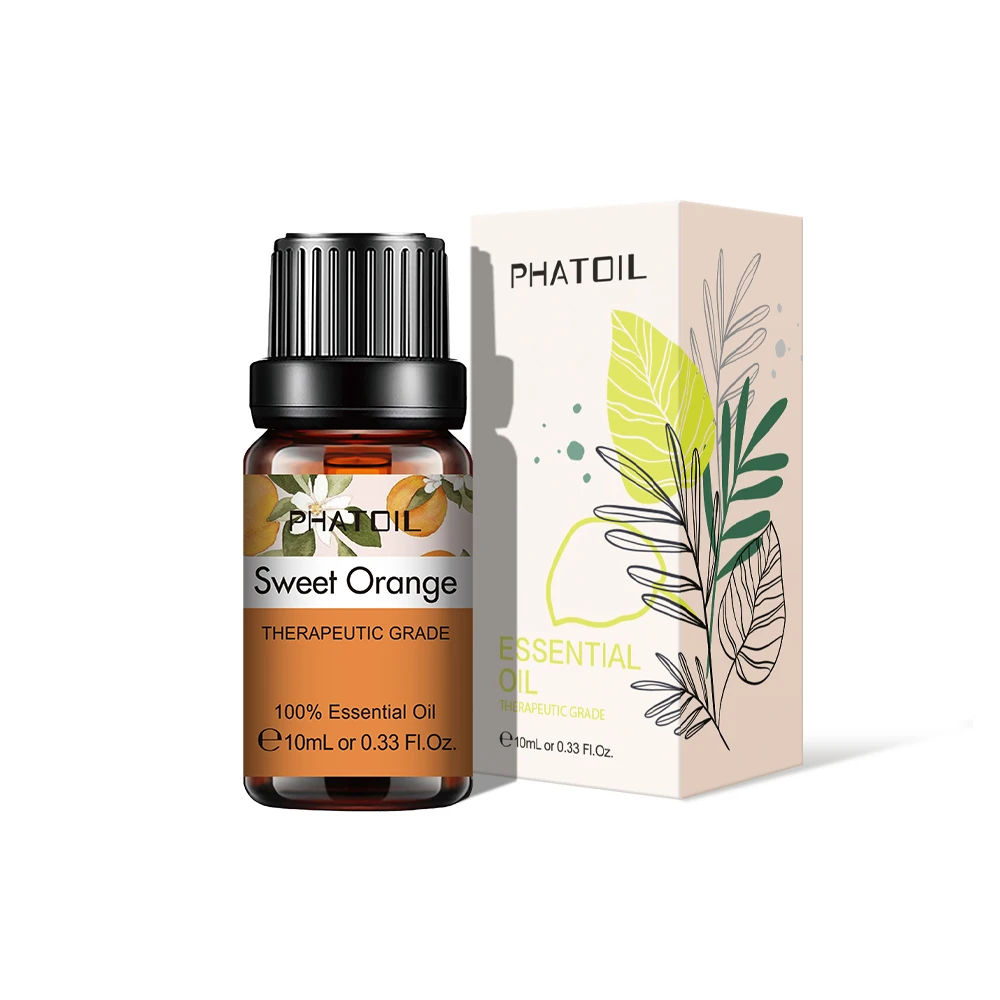 10ML Sweet Orange Essential Oil 100% Pure Natural Plant Essential Oil For Skin Care Aroma Diffusers