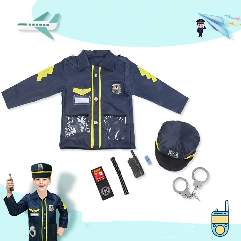 Kids Dress Up Community Helper Career Cosplay Role Play Costumes