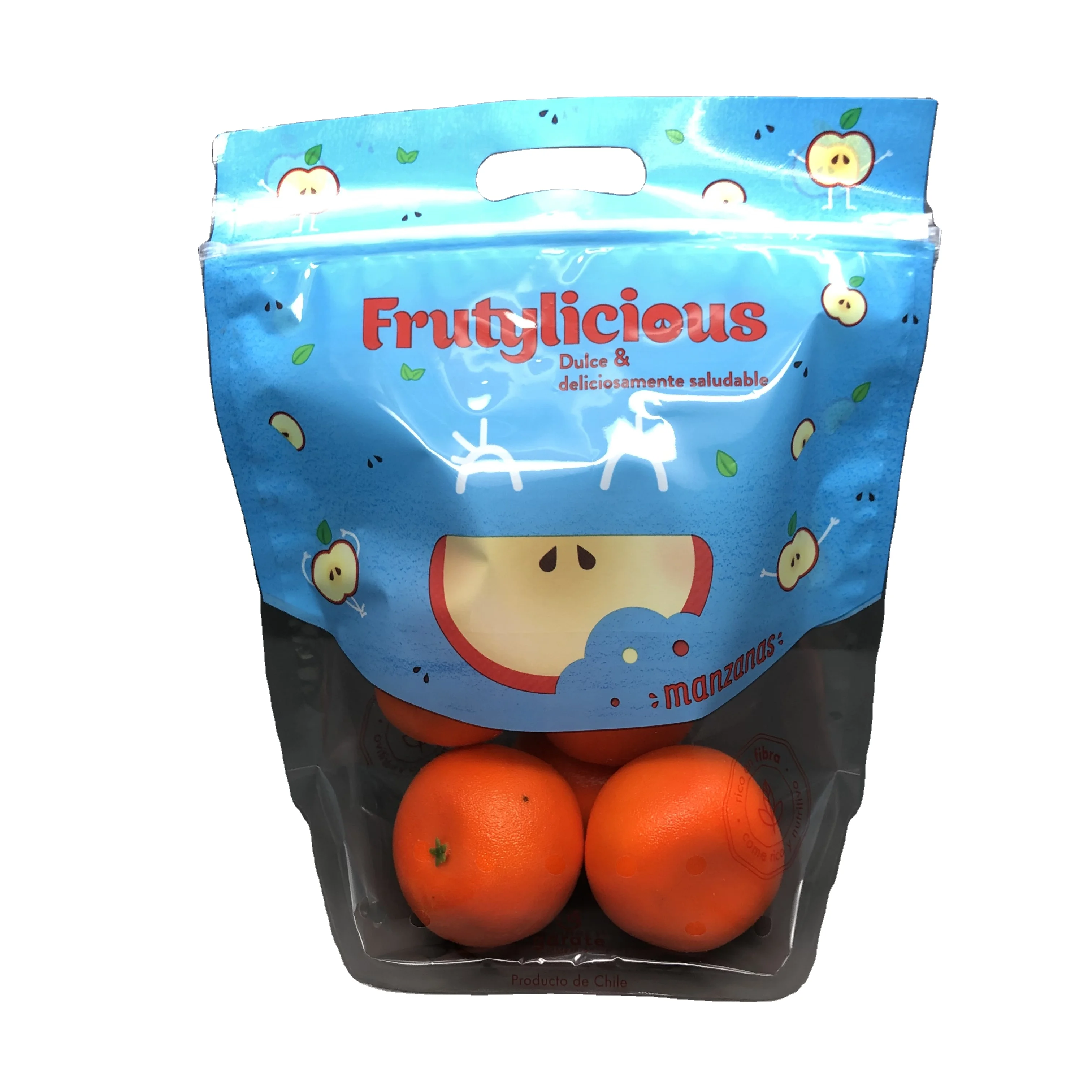 
Fresh Vegetable Fruit Salad Packaging Pouch Bag Stand up Clear Plastic Food Package LDPE Gravure Printing OEM BOPP Disposable 