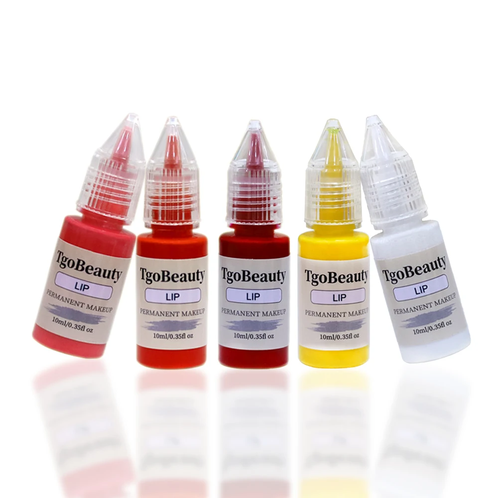 OEM/ODM Organic Eyebrow Lips Microblading Tattoo Ink Pigment 10ml Cream Natural Lip Color Ink for Tattoo Machine
