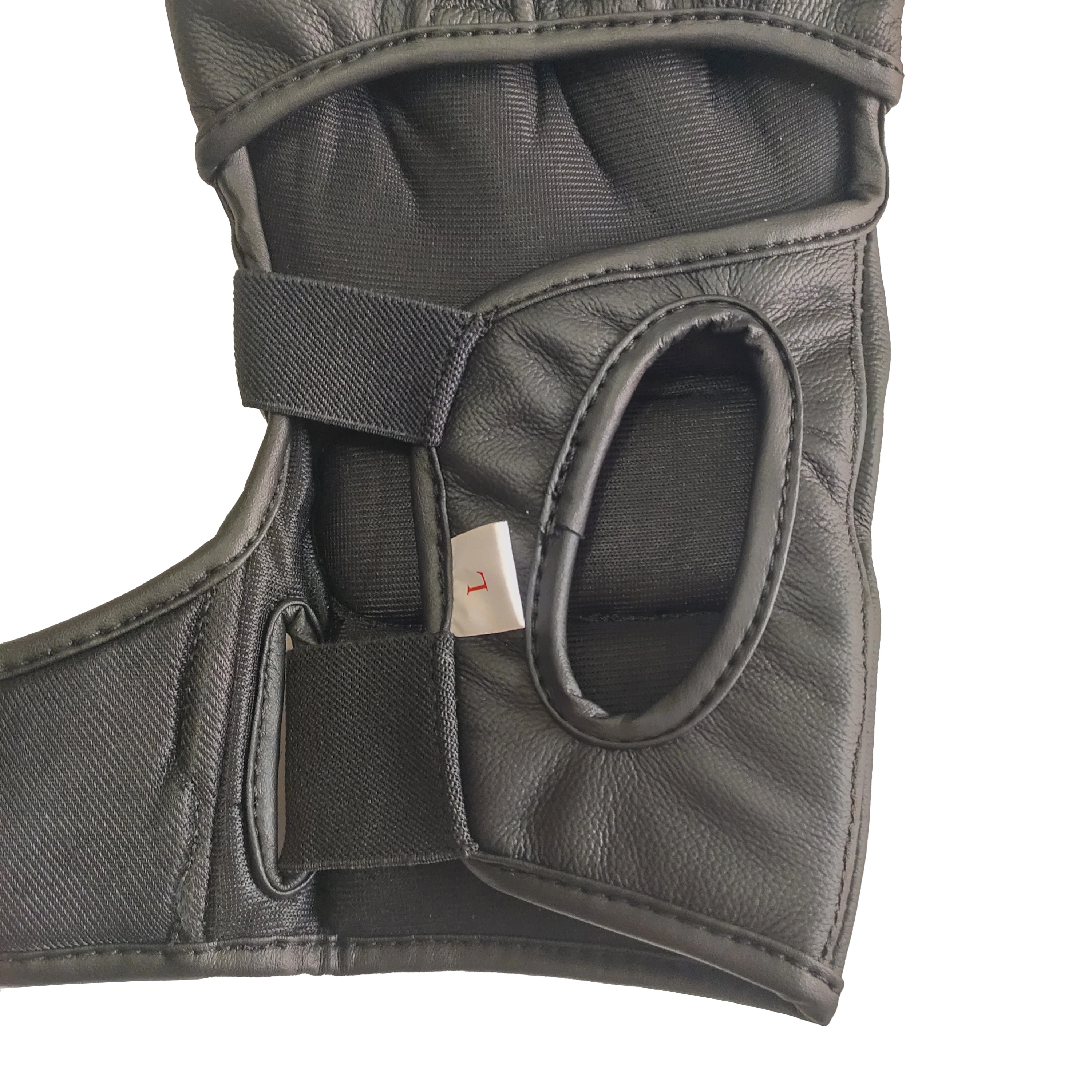 Woosung Sample Free Shipping High Quality Black PU MMA Hand Gloves for Training Custom Mma Gloves
