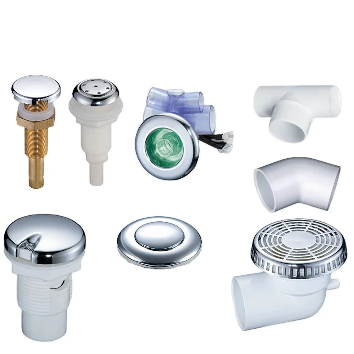 Factory wholesale cheap air distribution water distribution distributor PVC plug for pvc hose TEE y - joint bathtub accessories