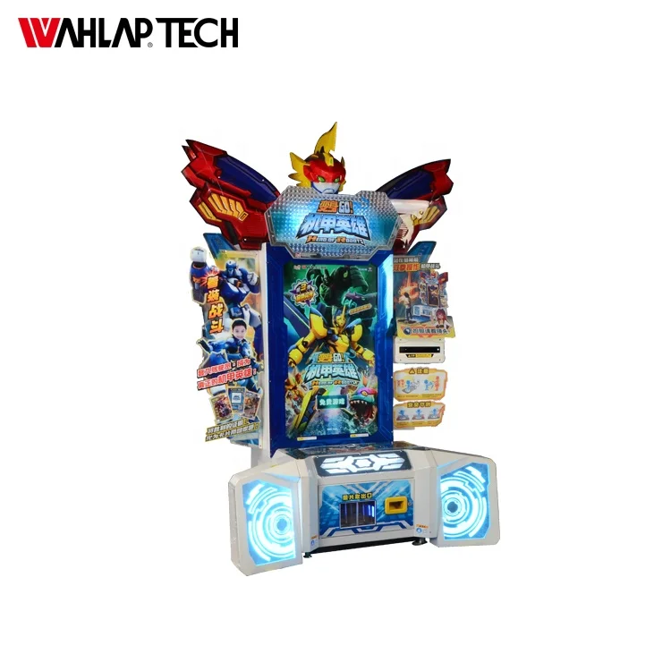 Luxury Kids game machine Robots Transform Indoor amusement game machine