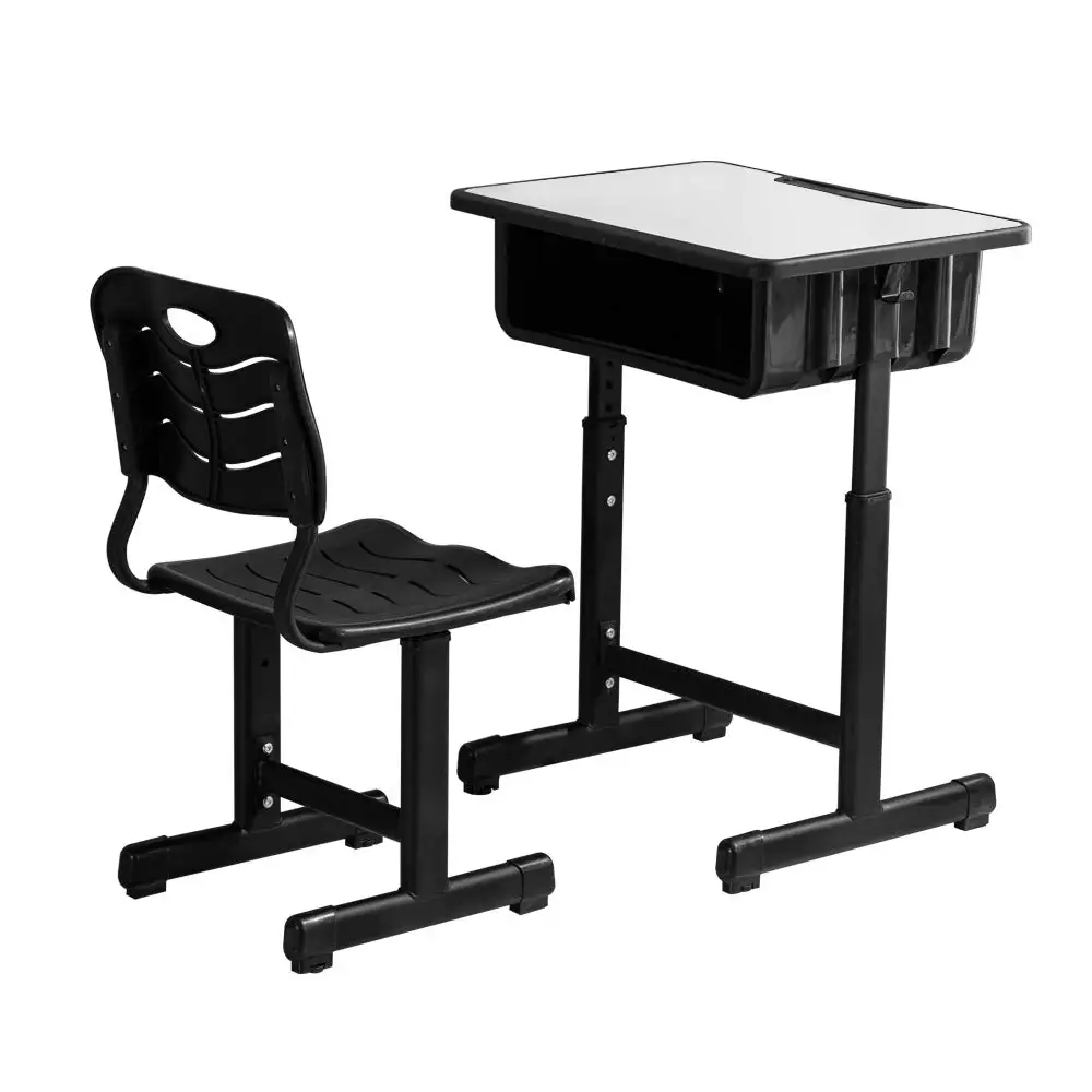 Cheap Classroom Single Student School Desk And Chair Table And Chair Junior Primary School Desk Set School Furniture