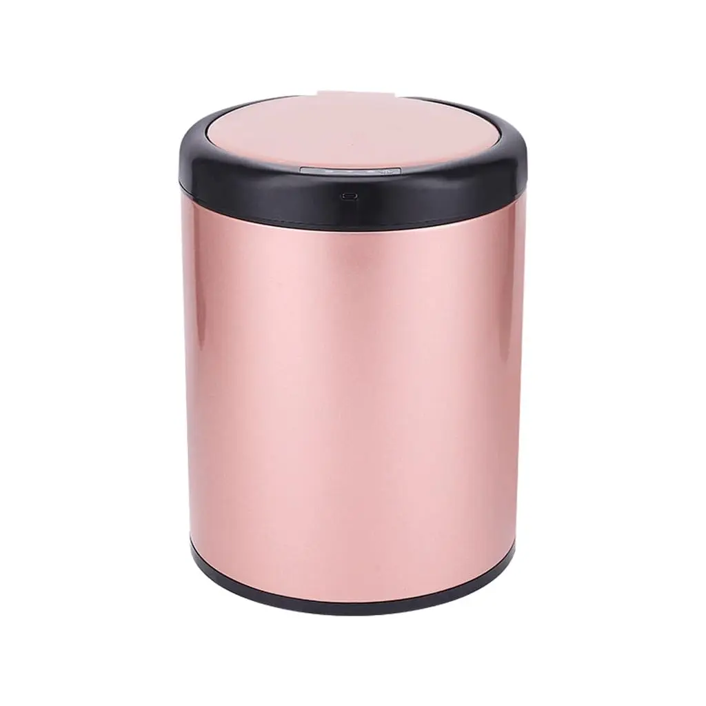 Электрическая автоматическая пластиковая мусорная корзина, 8 л