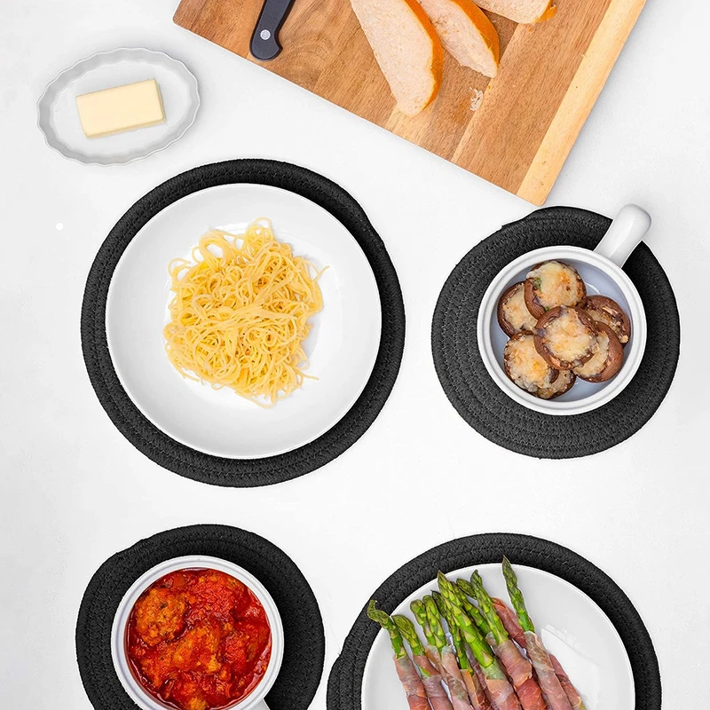 Luxury Boho Cotton Dining Place Mat Square Elegant Modern Style Disposable Waterproof Wedding Placemats Paper Material