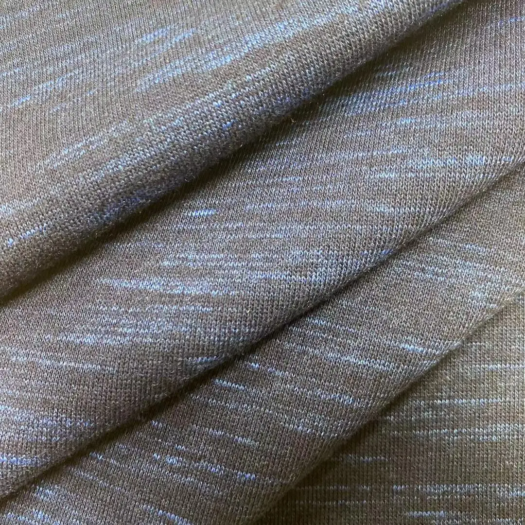 Wholesaler Smooth Slub 80%Cotton 20%Polyester CVC Terry Knit Fabric For Hoodie Sportswear Clothing