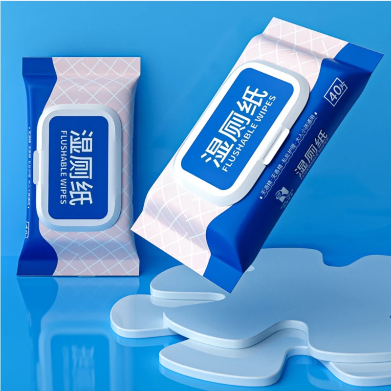 100% Biodegradable Eco Friendly Children Wipes Flushable