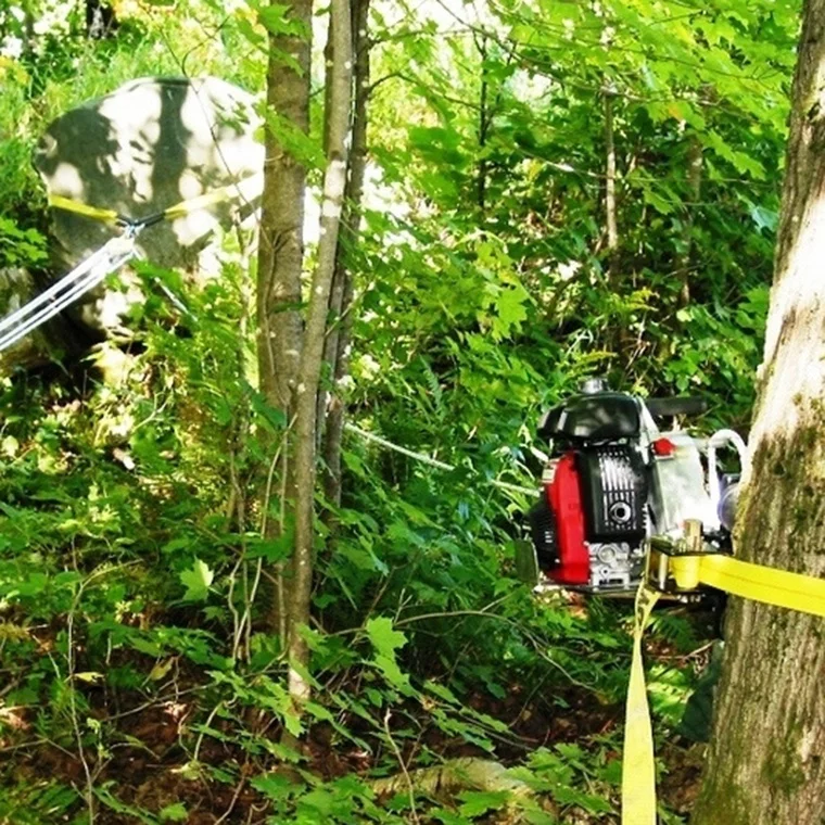 4-Stroke Gasoline Engine PCW5000 Portable Winch