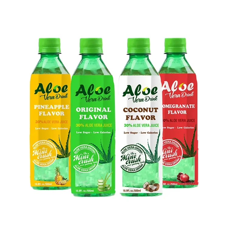 Tropical Fruit Juice Aloe Vera Drinking Water Soft Beverages Aloe vera drink with pulps