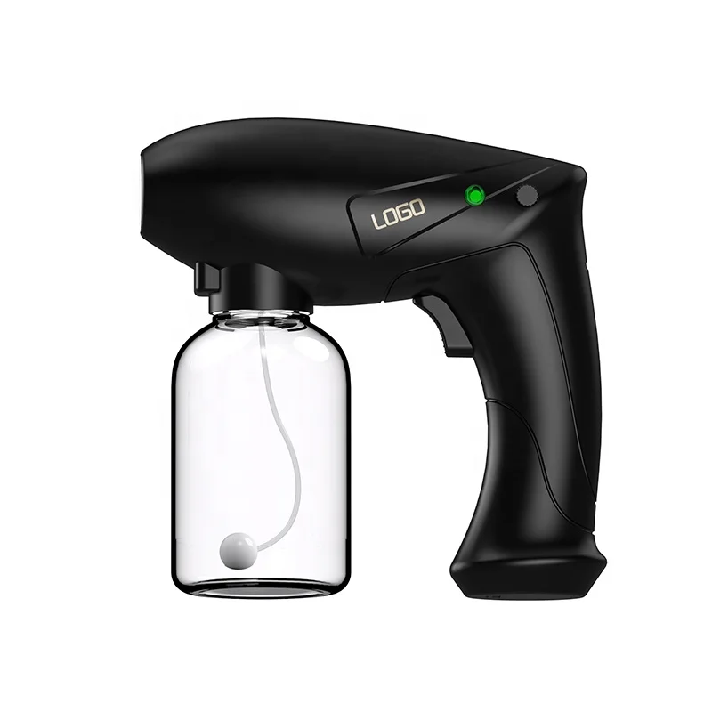 Atomizing electric portable blue light handheld white electronic nano steam wireless atomizer spray gun