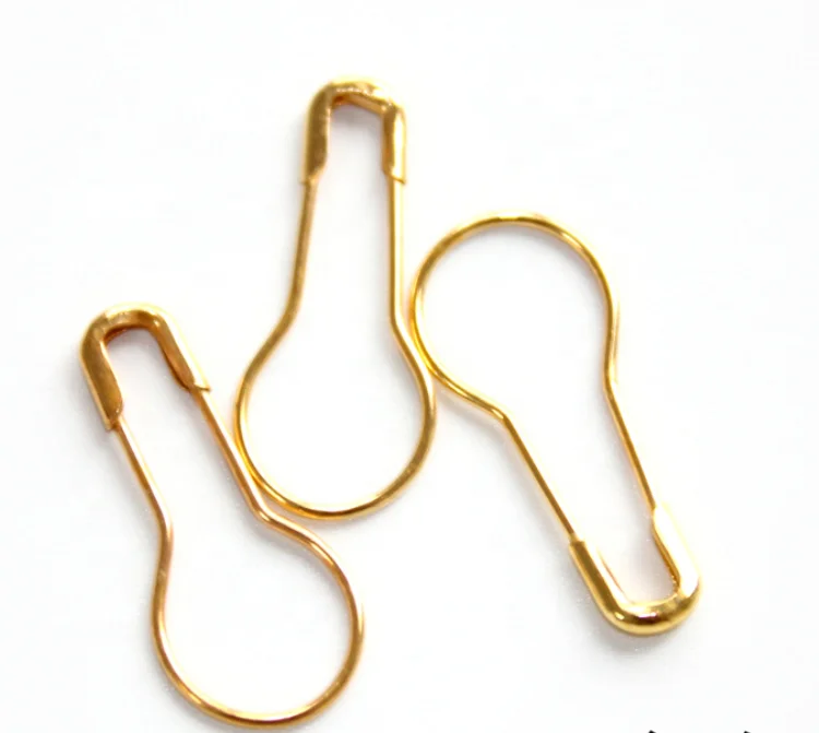 High quality fashion gold plated safety pin Custom Size Stainless Steel Safety Pin For Decorative Brooch