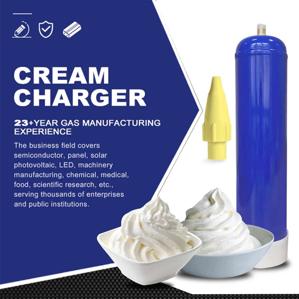 Factory Direct 580 G Cream Canister 0.95l Gas Cylinder Whip Cream Chargers