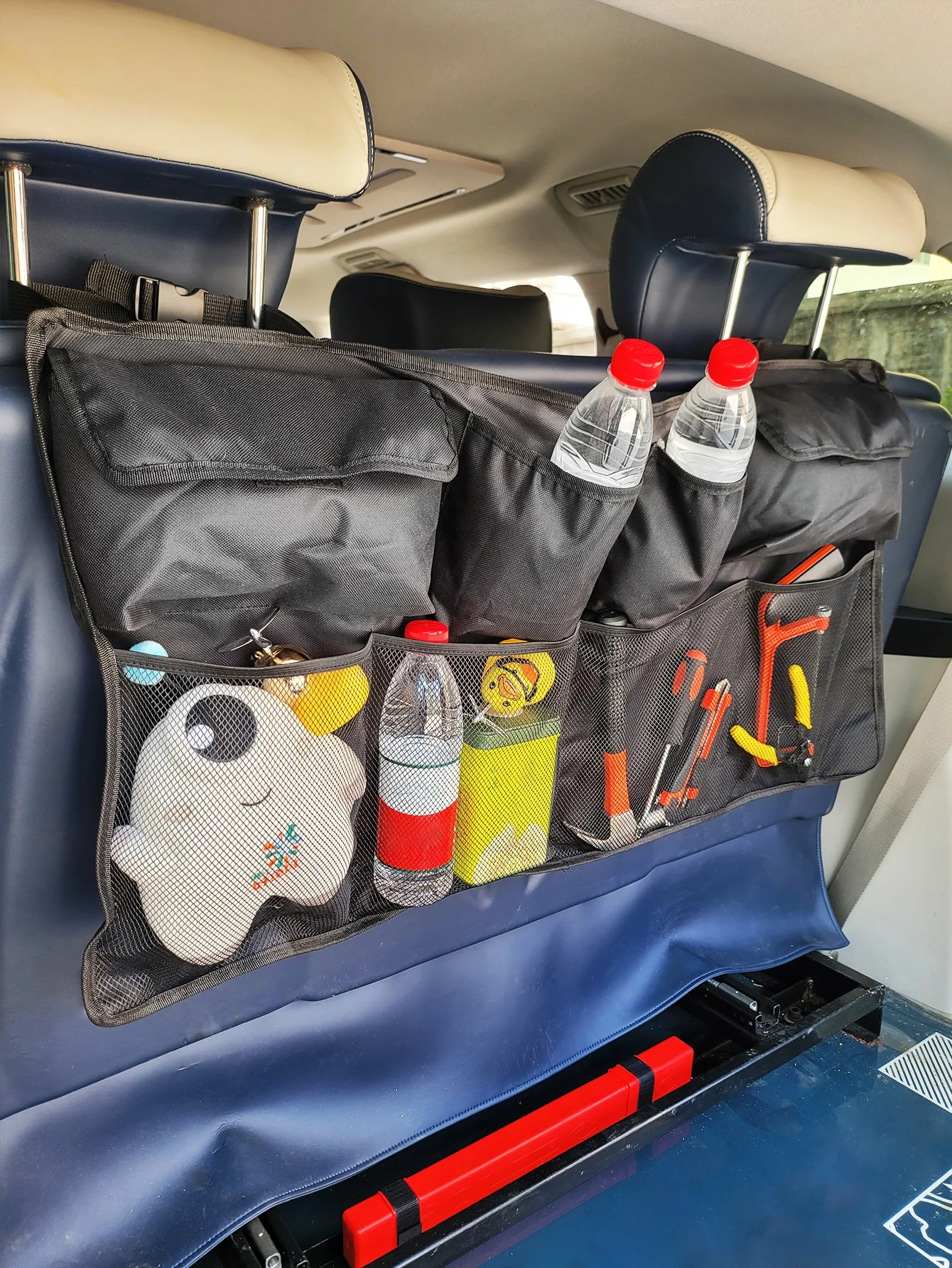 Oxford Fabric Storage Hanging Bag Trunk Organizer Black Multifunction Large Capacity Storage bags