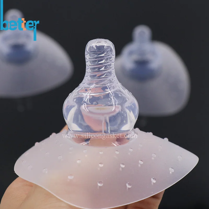 Wholesale High Quality Reusable Silicone Breast Nipple Shield Nursing Cover for Breastfeeding