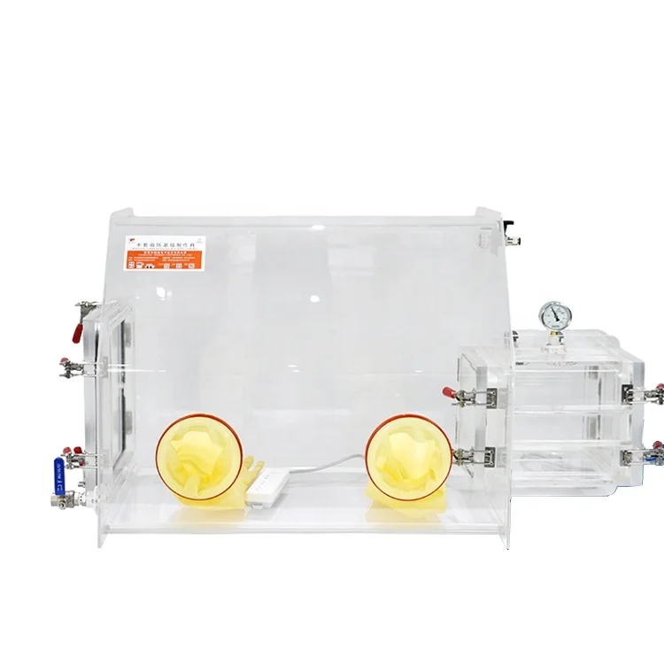 Лабораторный акриловый бархатный ящик из ПММА с вакуумным антехянтарем для изоляции чувствительных материалов от внешней среды