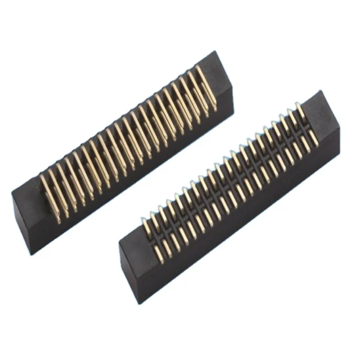 1.27mm box header s/t r/a s.m.t type