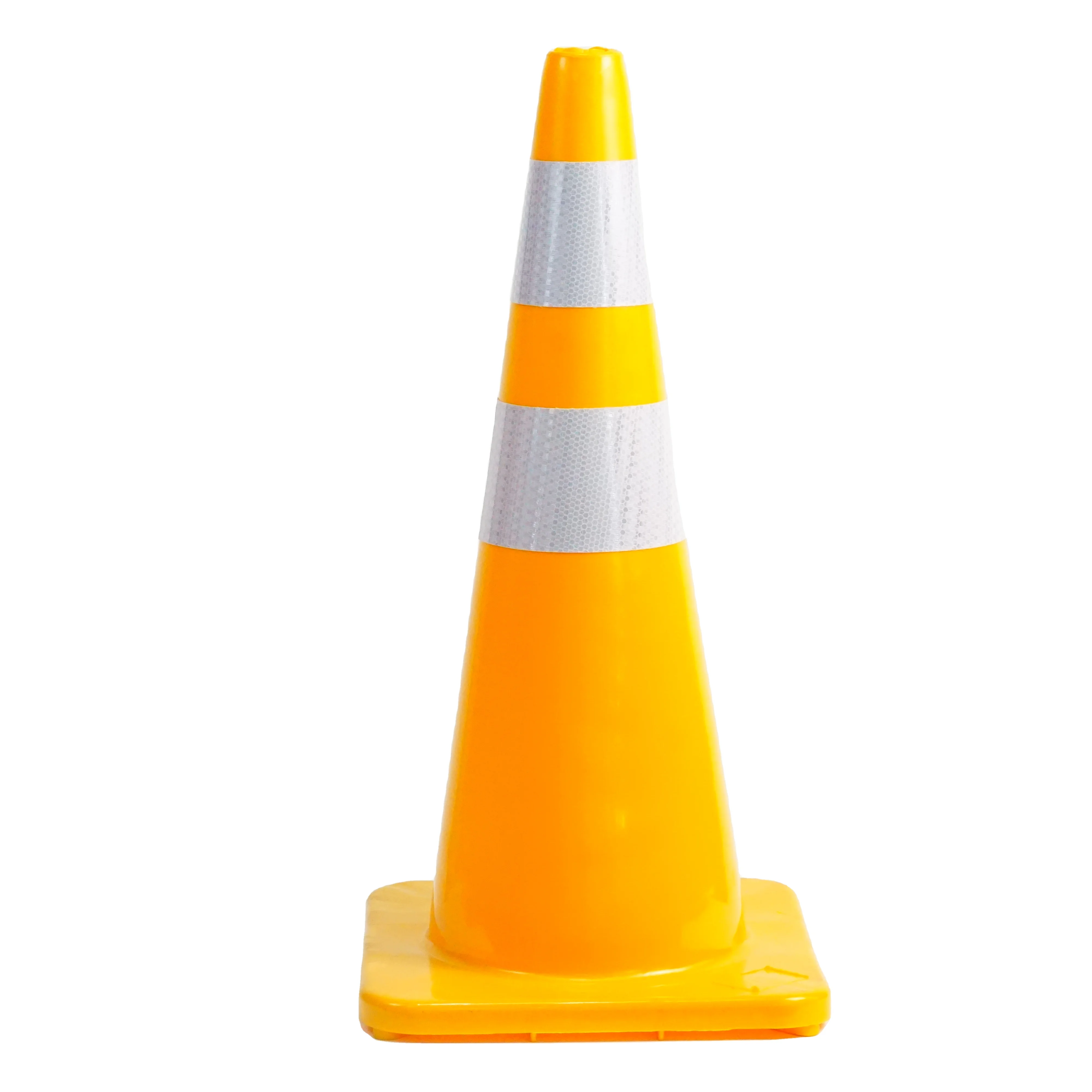 Customized Collapsible 700 Yellow Traffic Cone Roadway Product