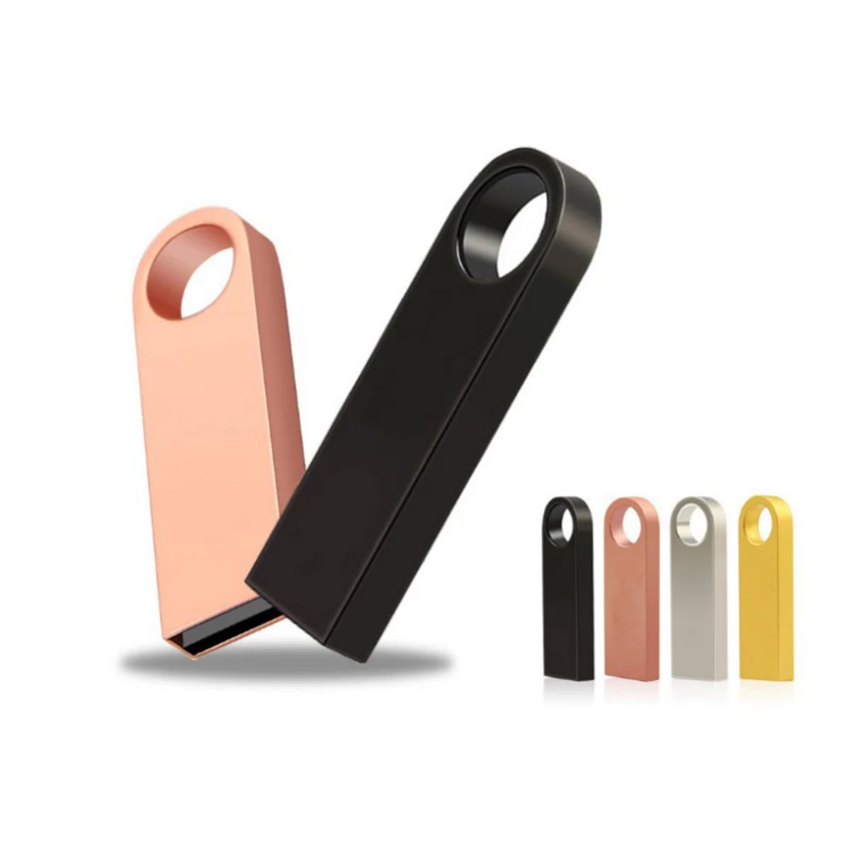 USB 2.0 High Speed Metal Flash Drive Memory Stick Disk Flash Pen Thumb Memory Drive 4GB/8GB/16GB/32GB/64GB/128GB