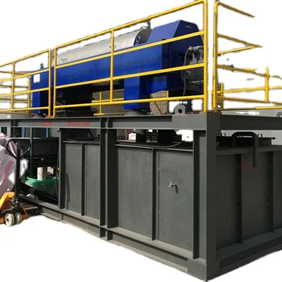 high quality decanter centrifuge with vacuum pomp, filtration, separation with oil recovery , water recilculation with pumping
