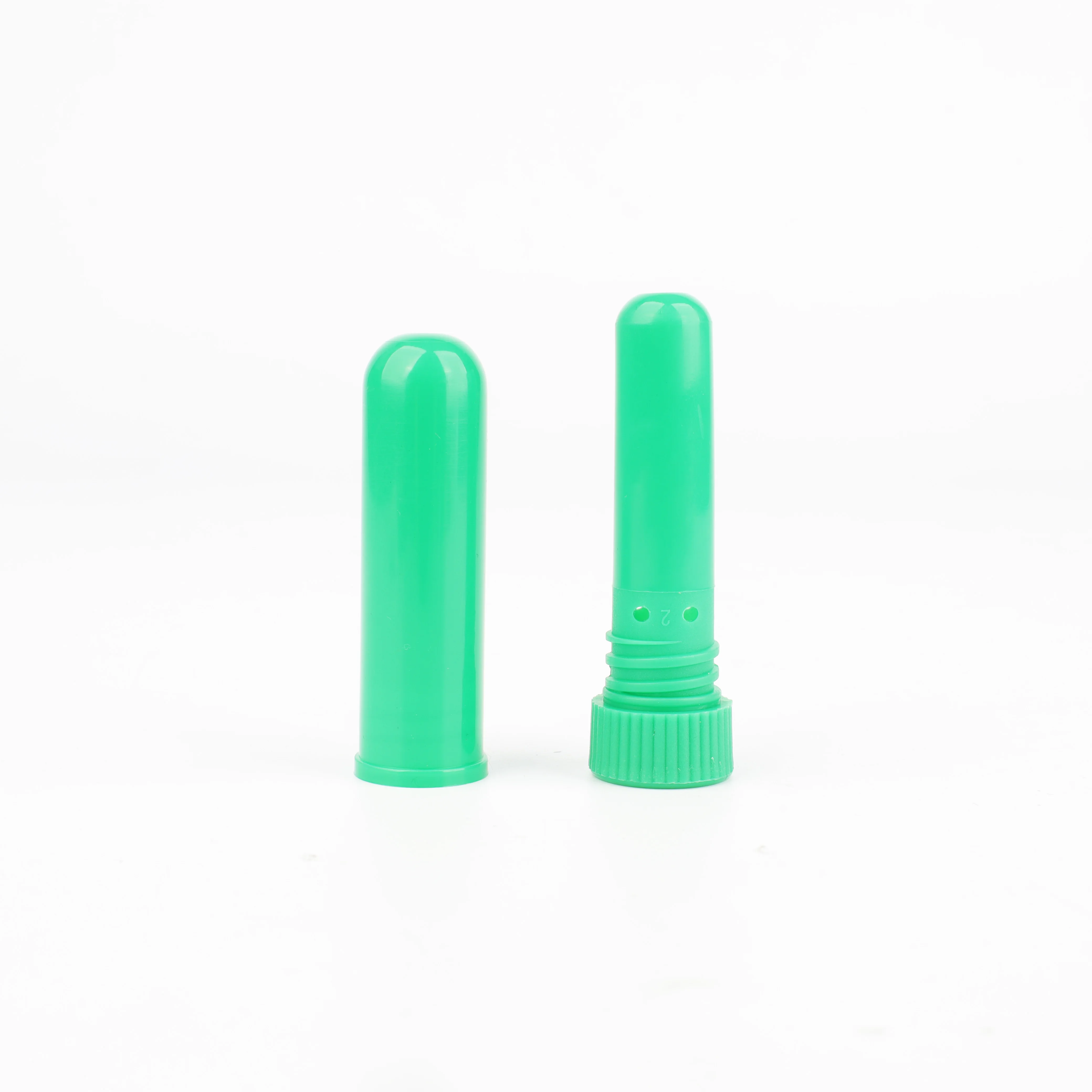 2 In 1 White Empty Blank Nasal Inhaler Packaging Diy Nasal Inhaler Tube With Best Quality Fiber Sticks