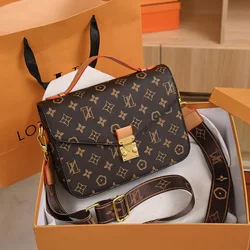 Лидер продаж 2023, сумка для конфет, модная сумка на одно плечо с трендовым принтом, роскошная Брендовая женская сумка с цепочкой