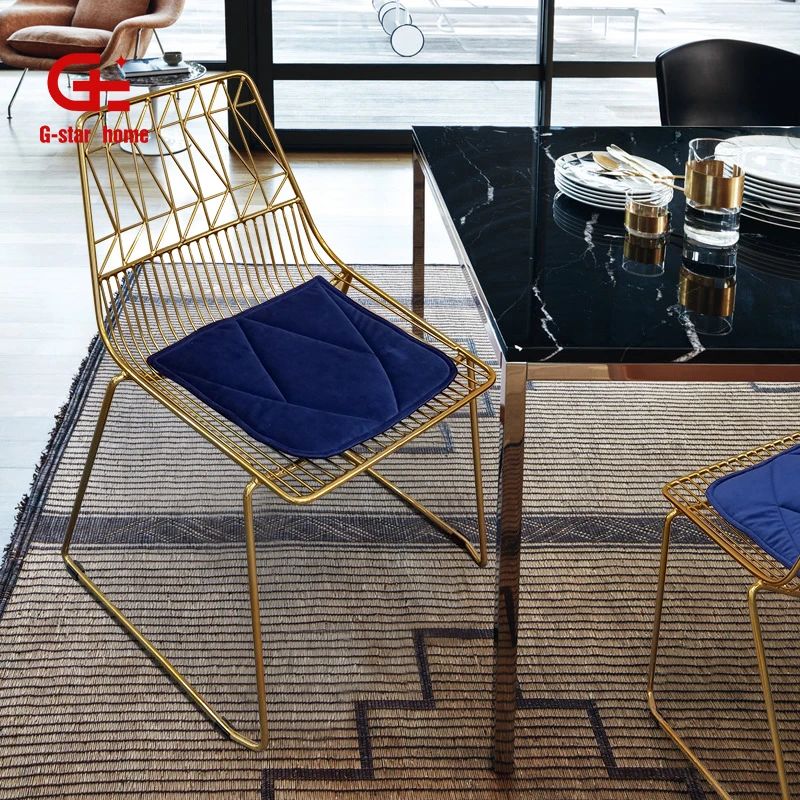 Уличная мебель ER17308, садовый стул, проволочный стул bertoia, дизайнерский сетчатый уличный стул, Штабелируемый