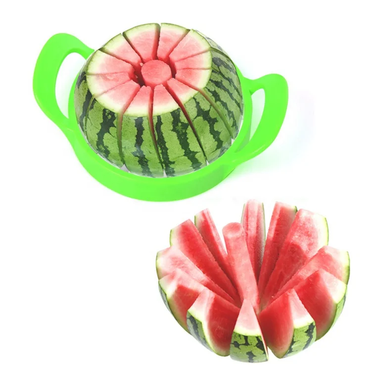 New Originality Stainless Steel Watermelon Cutter Corer Slicer Fruit Slicer Vegetable Fruit Cutter