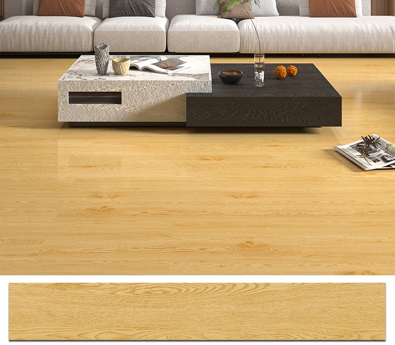 High gloss glue down vinyl plank flooring 2.0mm self-adhesive vinyl floor