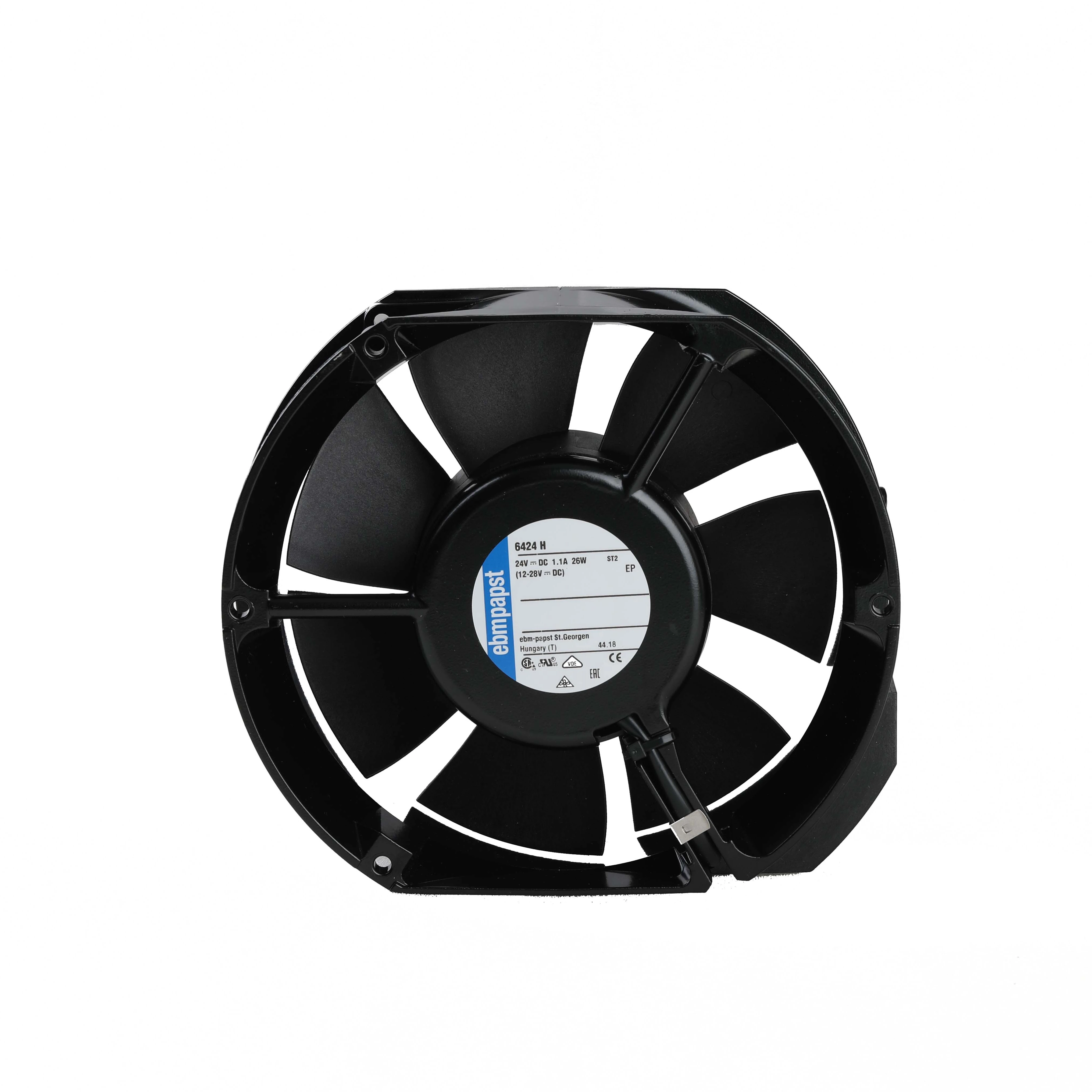 6424H ebmpapst axial  fan EBM-PAPST TYPE:6424H   24V  EBM FAN 172*150*51mm
