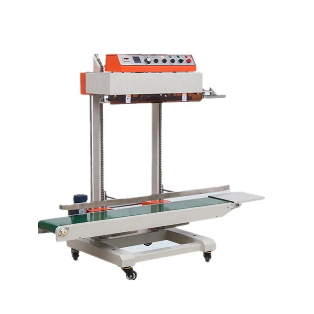 QLF-1680 Vertical Continuous Band Sealer Sealing Machine