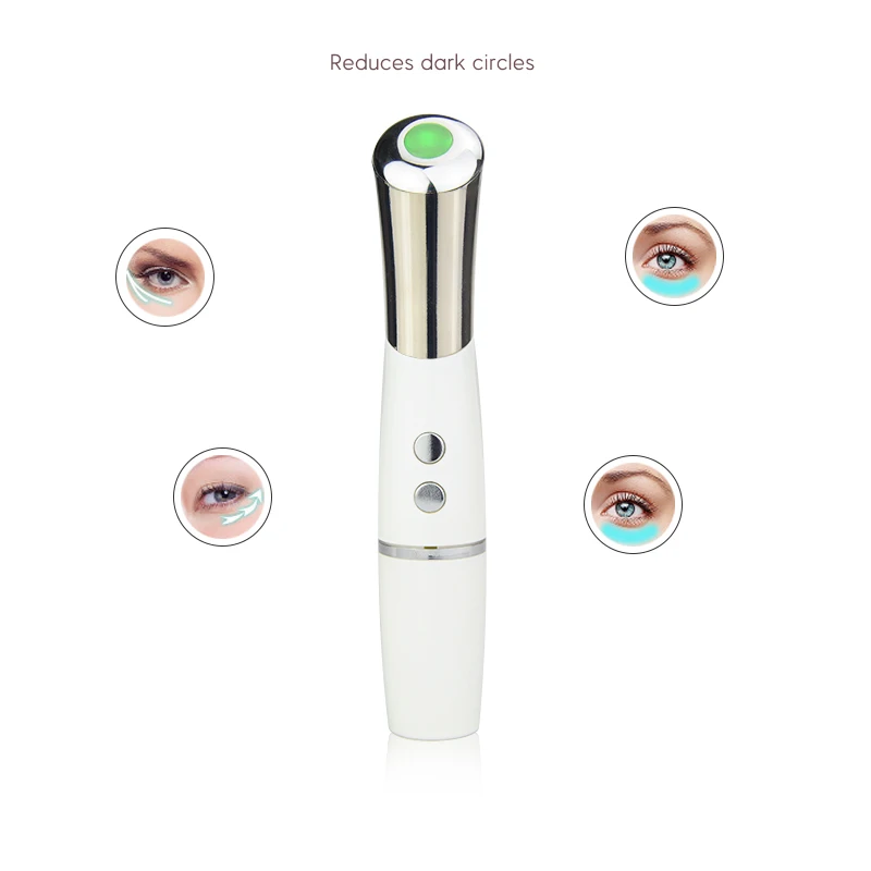 Portable Rechargeable Light Heat Lip Eye Massage Pen