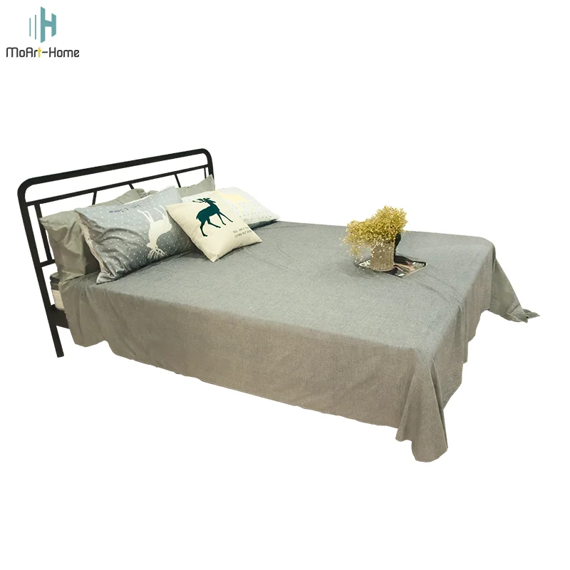 
Environmentally Friendly Melamine Board Wood Iron Beds For Sale,Malaysia Bed Modern Design Queen Size House Bed Room Furniture 