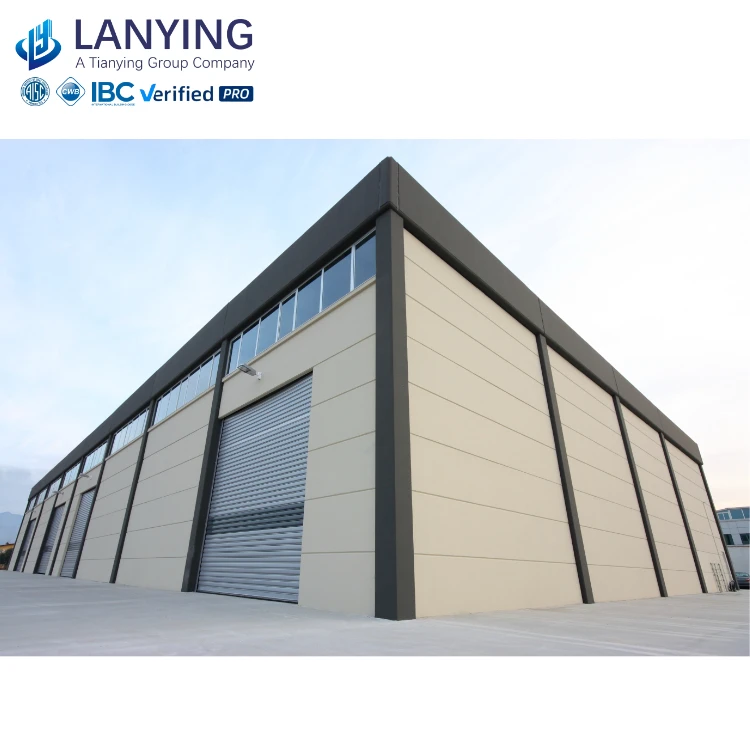 Steel structure custom designed new model workshop garage prefabricated warehouse building