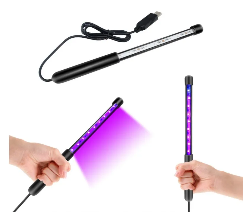 99.99% стерилизующая ручная мини дезинфекция бактерицидный шкаф ультрафиолетовая бактерицидная лампа портативная светодиодная УФ