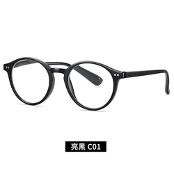 Mens round frame anti blue light reading glasses strength 1.0 1.5 2.0 2.5 3.0 3.5 4.0 reading glasses blue light blocking