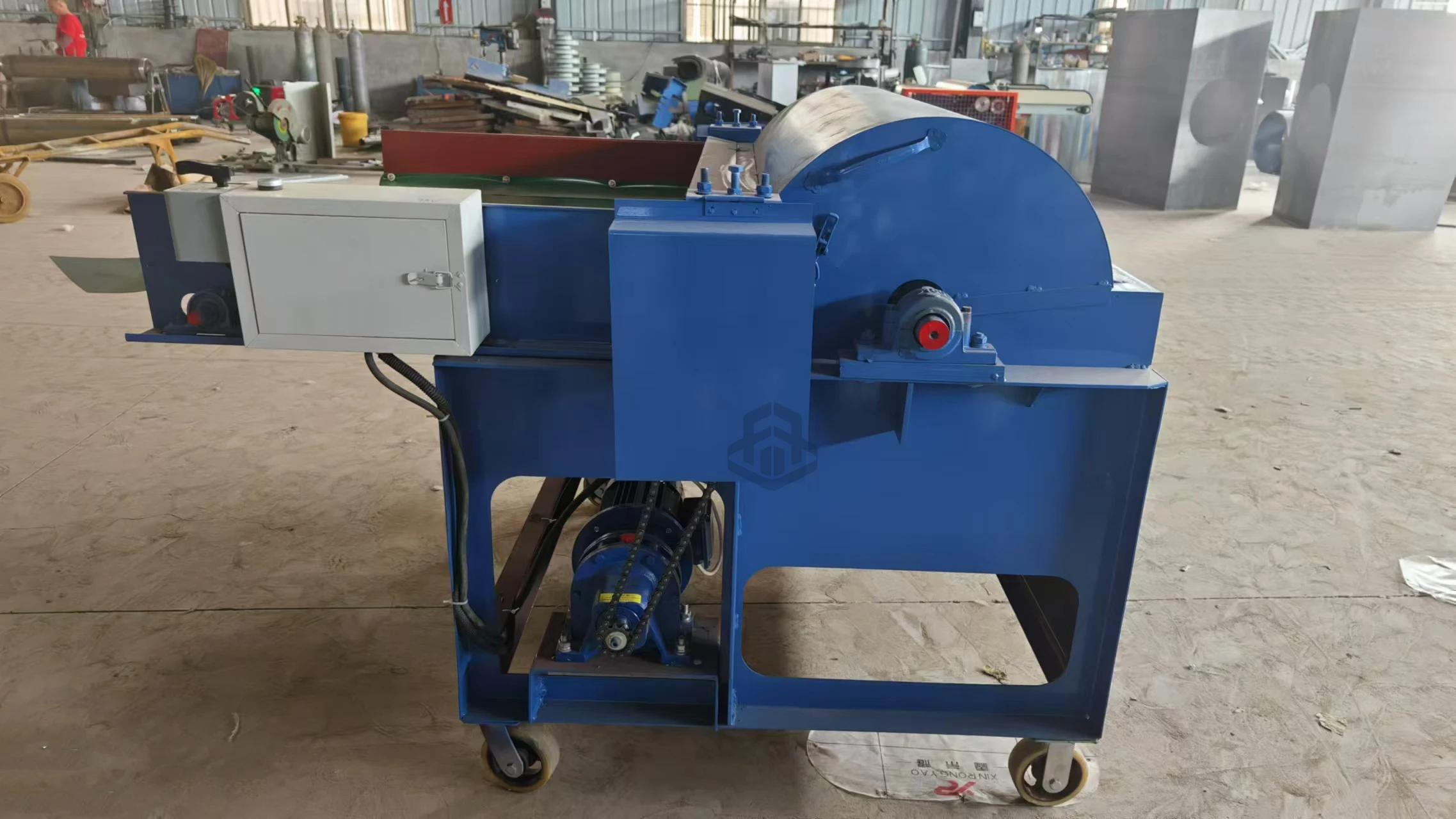 Automatic Cotton Fabric Waste Textile Recycling Machine Old Clothes Crushing Shredder Machine