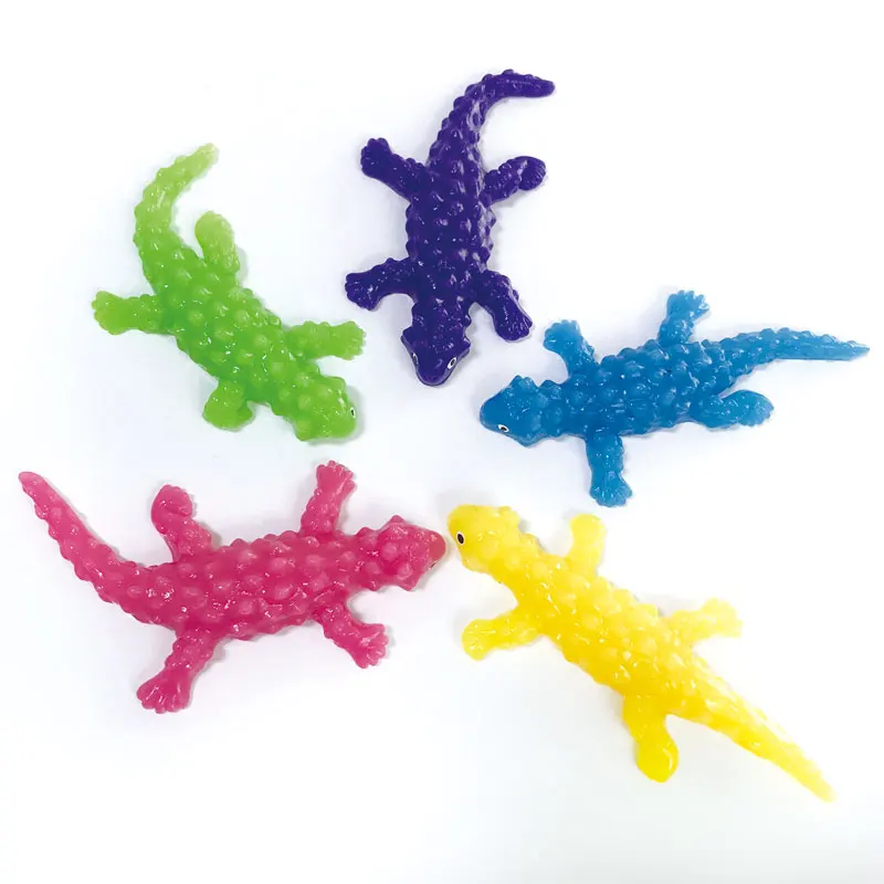 2022 Good sale novelty TPR animal toy squashy colorful dinos shape toy sticky