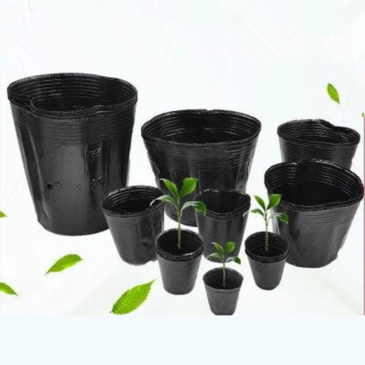 
High Quality Planting Pot Bag garden Plants Nutrition Cup Seedling Pot Plastic Anti Ageing Flower Pot 
