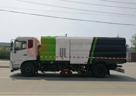 Высококачественная автоуборочная машина DONGFENG 4*2 муниципальная санитарная мойка и подметальная для продажи
