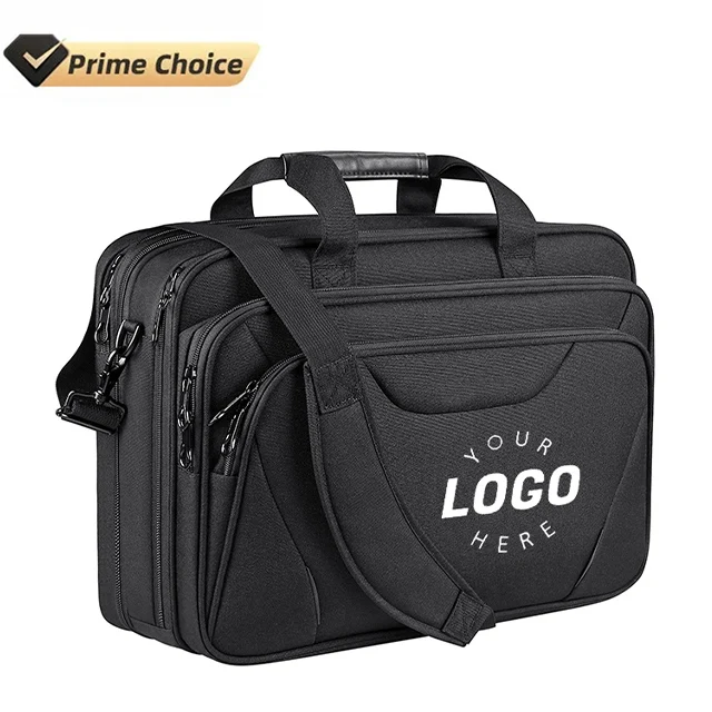 BSCI Custom Classic Functional Compartment Expandable High Capacity Business Travel For Men Women Laptop Bag Briefcases