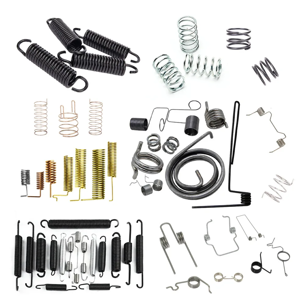 Costom Galvanized Coil Cars Copper Custom Cabinet Compress Stainless Gas Carbon Iron Springs for Small Extension Iron Springs