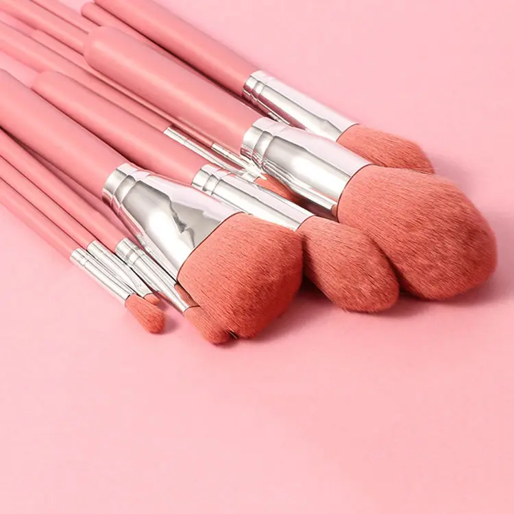 Makeup Brush Set 8 Pcs Premium Synthetic Foundation Powder Concealer Eye shadows Blush Makeup Brushes with case