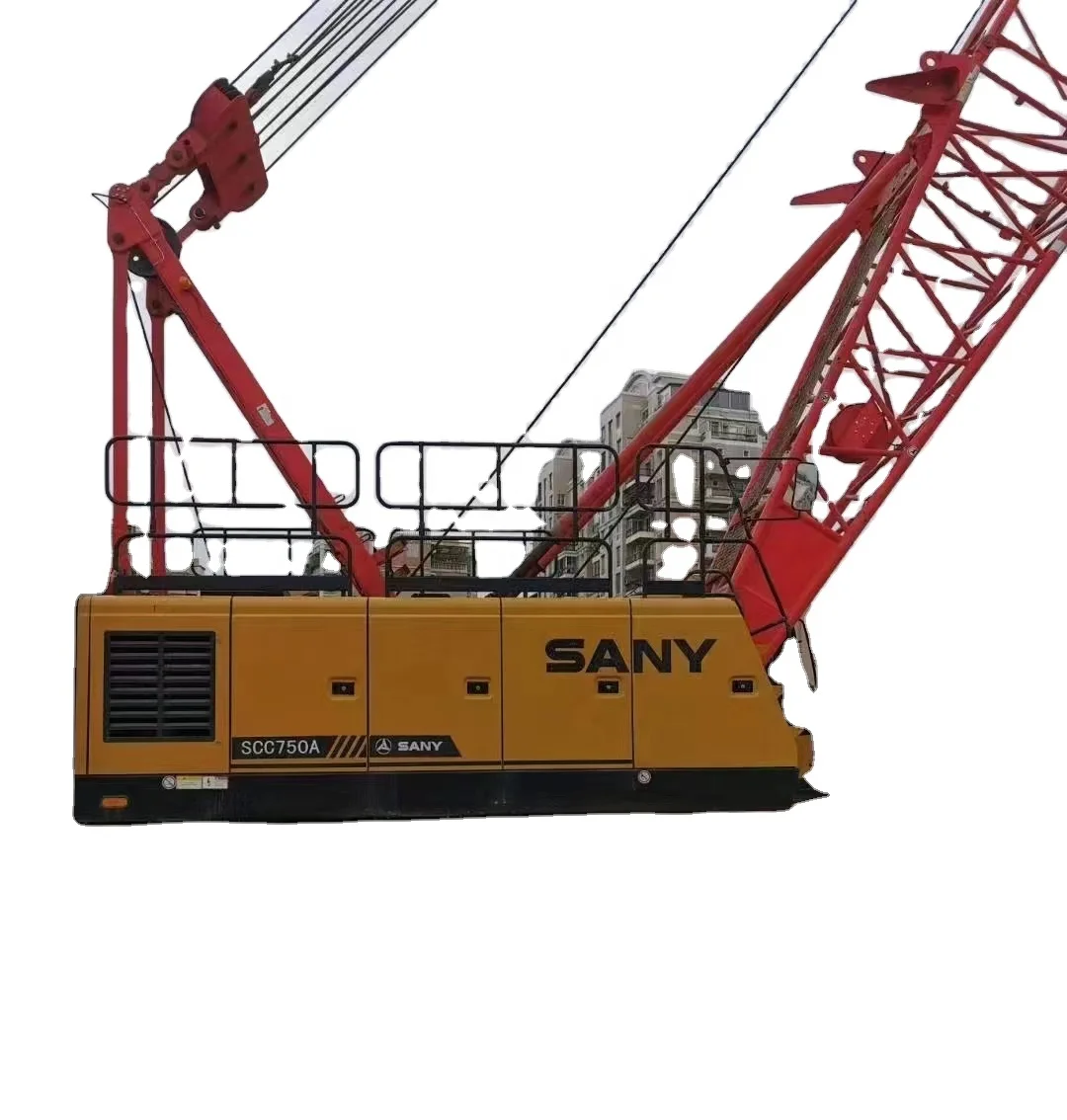 2019year Used China SANY SCC750 crawler crane 75ton  construction equipment crane cheap for selling