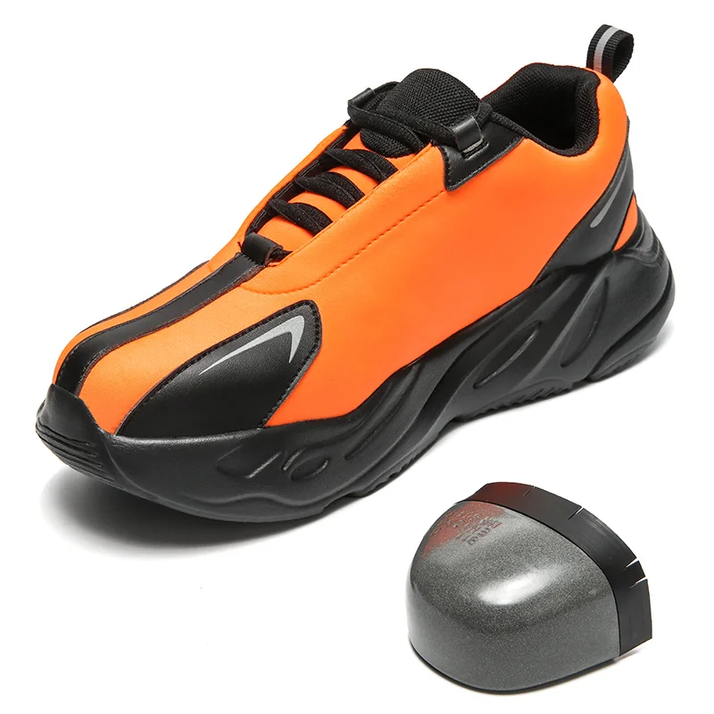 High quality wholesale waterproof steel toe anti slip sole industry worker shoes mens safty shoes